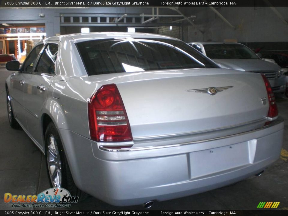 2005 Chrysler 300 C HEMI Bright Silver Metallic / Dark Slate Gray/Light Graystone Photo #11