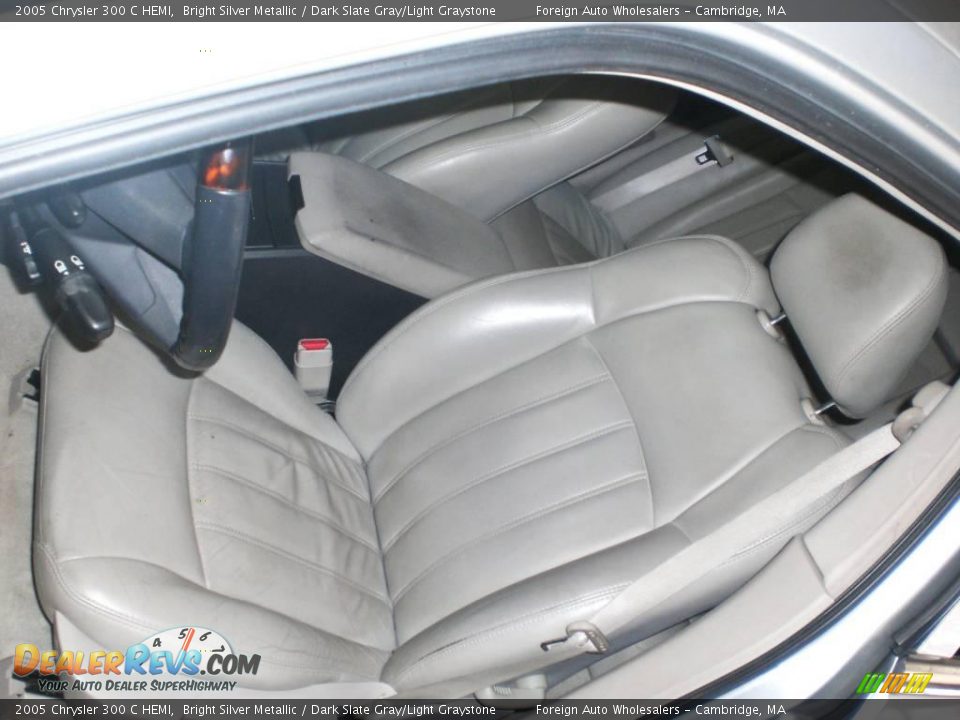 2005 Chrysler 300 C HEMI Bright Silver Metallic / Dark Slate Gray/Light Graystone Photo #35