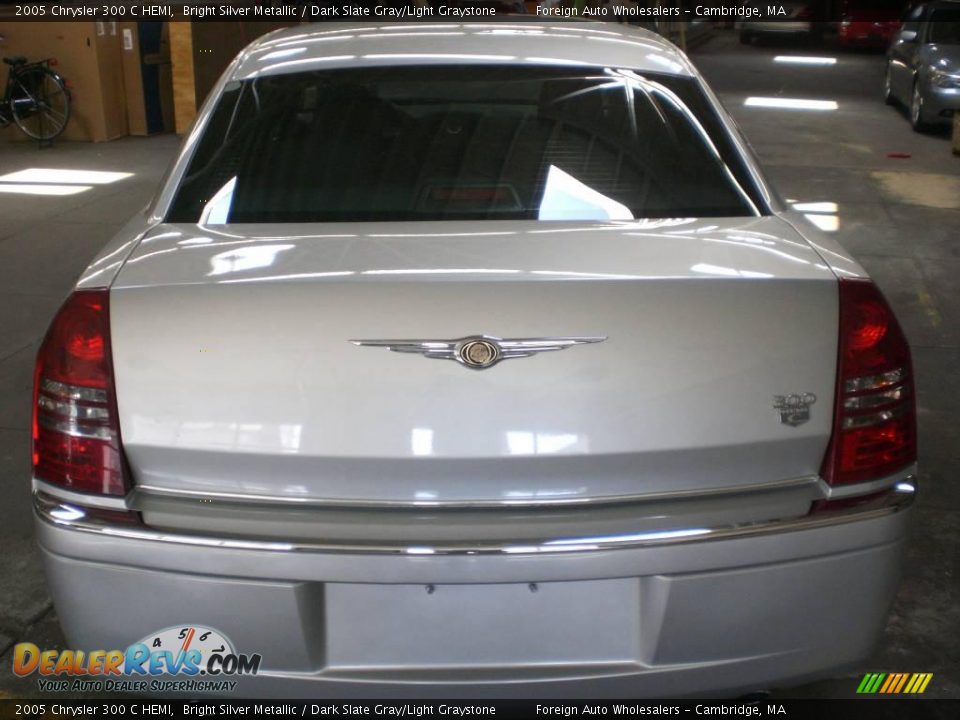 2005 Chrysler 300 C HEMI Bright Silver Metallic / Dark Slate Gray/Light Graystone Photo #36