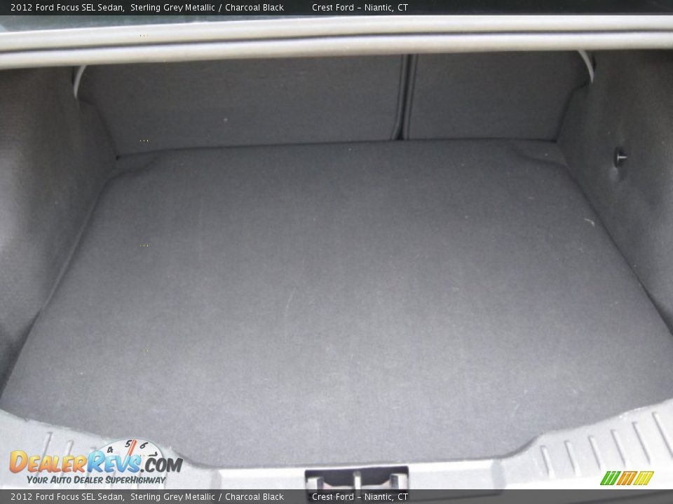 2012 Ford Focus SEL Sedan Sterling Grey Metallic / Charcoal Black Photo #9