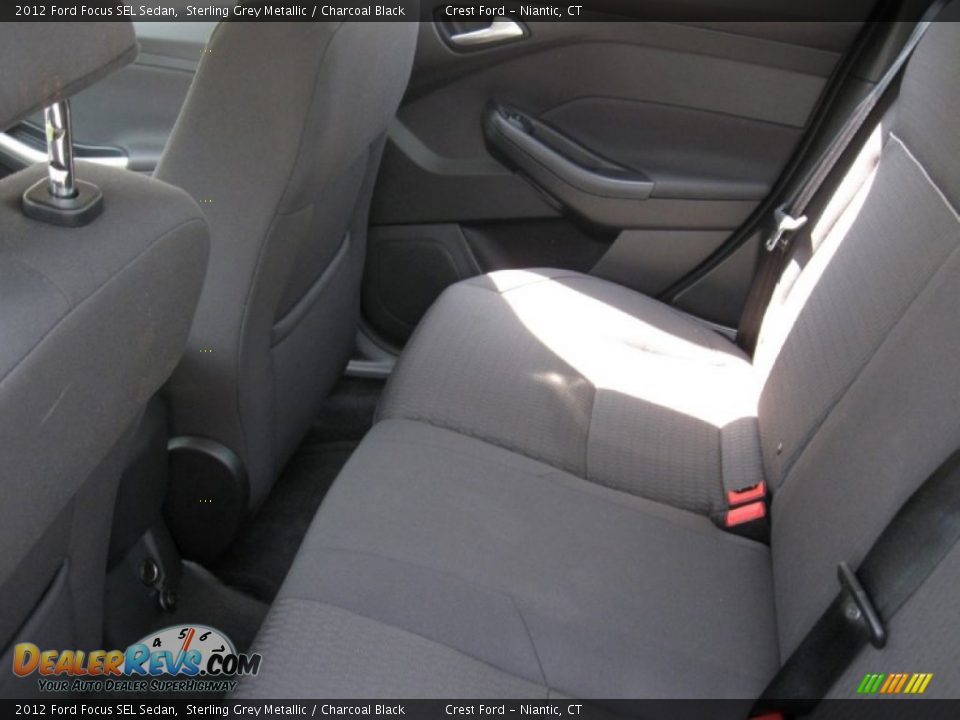 2012 Ford Focus SEL Sedan Sterling Grey Metallic / Charcoal Black Photo #12