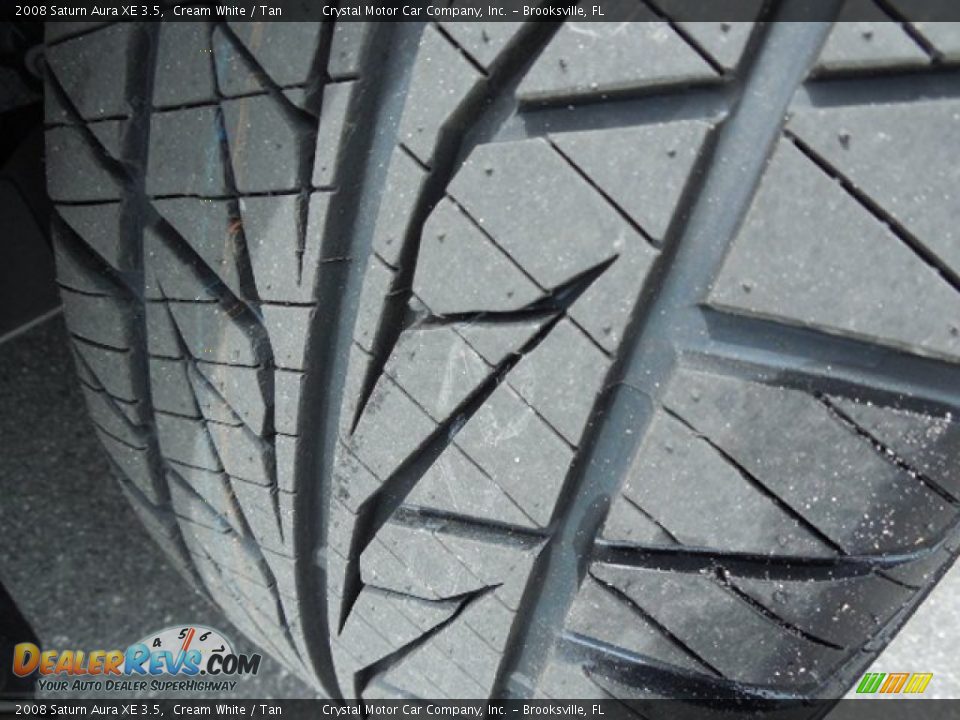 2008 Saturn Aura XE 3.5 Cream White / Tan Photo #15