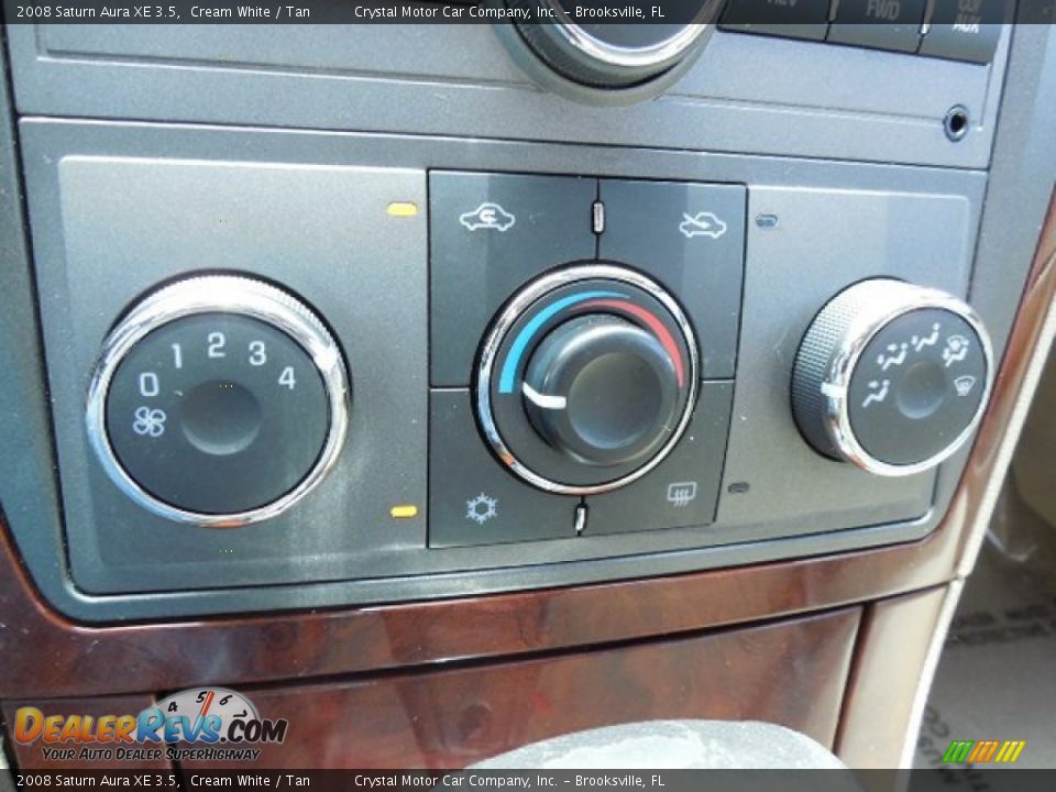 2008 Saturn Aura XE 3.5 Cream White / Tan Photo #20