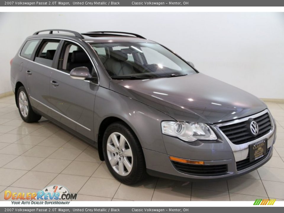 2007 Volkswagen Passat 2.0T Wagon United Grey Metallic / Black Photo #1