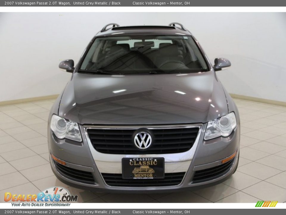 2007 Volkswagen Passat 2.0T Wagon United Grey Metallic / Black Photo #2