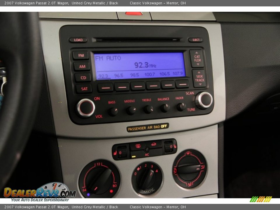 2007 Volkswagen Passat 2.0T Wagon United Grey Metallic / Black Photo #8