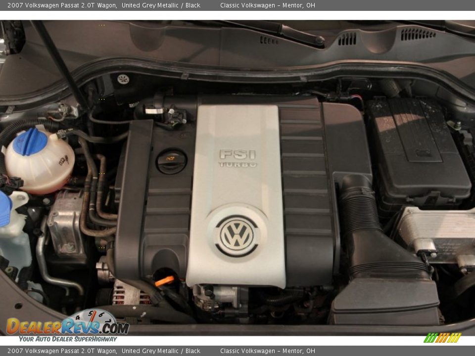 2007 Volkswagen Passat 2.0T Wagon United Grey Metallic / Black Photo #14