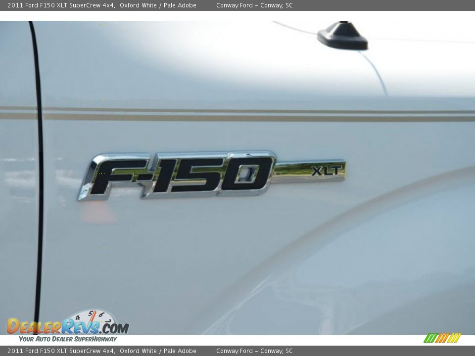 2011 Ford F150 XLT SuperCrew 4x4 Oxford White / Pale Adobe Photo #6