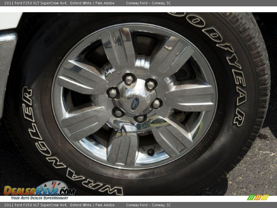 2011 Ford F150 XLT SuperCrew 4x4 Oxford White / Pale Adobe Photo #12