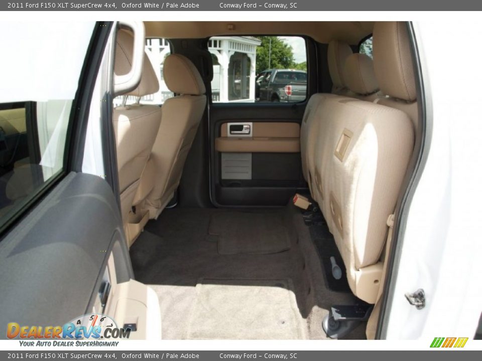 2011 Ford F150 XLT SuperCrew 4x4 Oxford White / Pale Adobe Photo #15