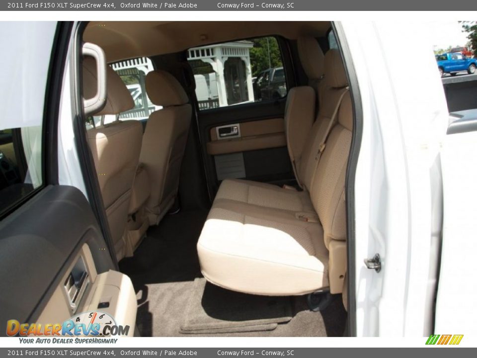2011 Ford F150 XLT SuperCrew 4x4 Oxford White / Pale Adobe Photo #16