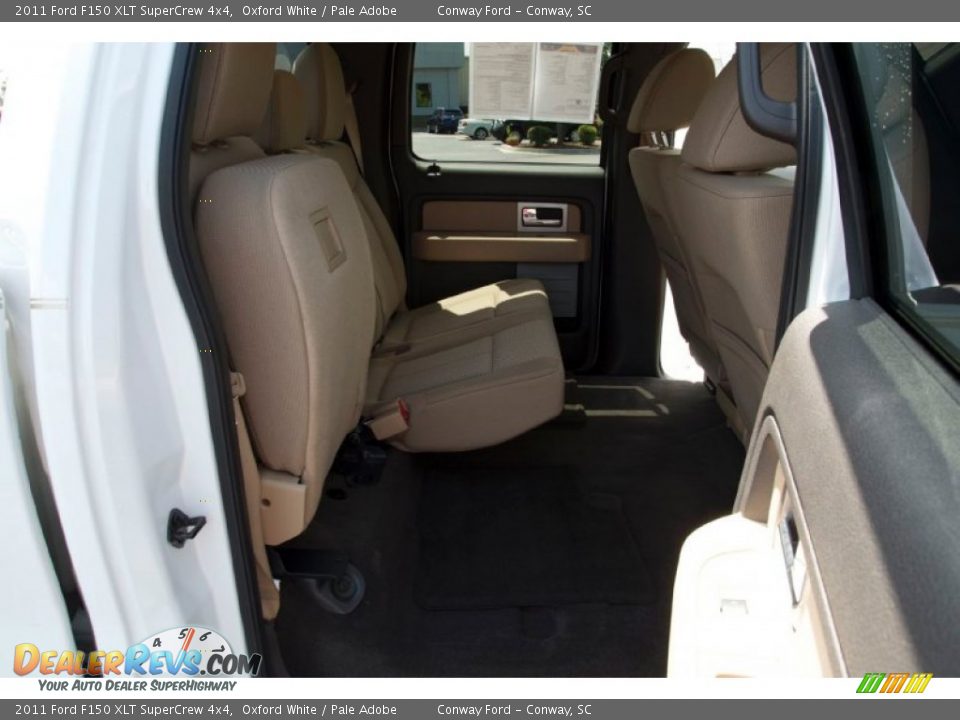 2011 Ford F150 XLT SuperCrew 4x4 Oxford White / Pale Adobe Photo #19