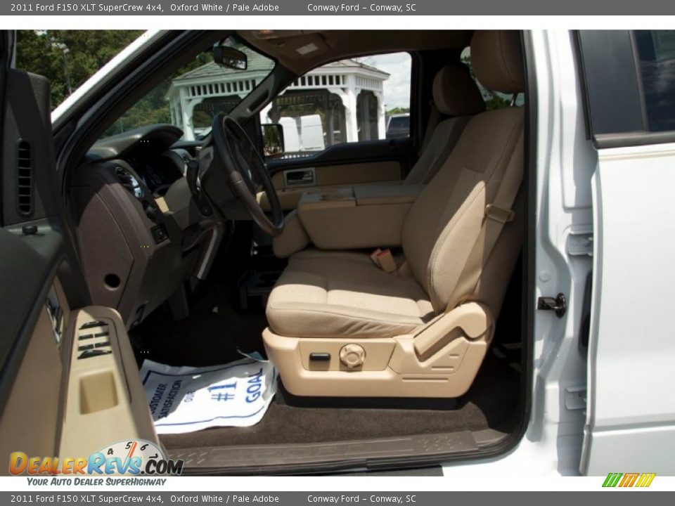 2011 Ford F150 XLT SuperCrew 4x4 Oxford White / Pale Adobe Photo #22