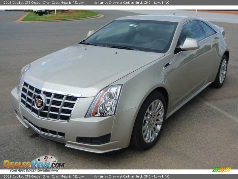 2013 Cadillac CTS Coupe Silver Coast Metallic / Ebony Photo #2