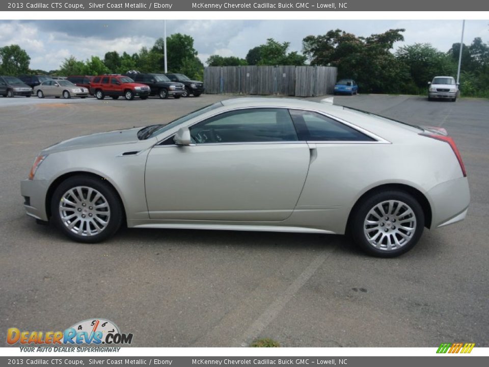 Silver Coast Metallic 2013 Cadillac CTS Coupe Photo #3