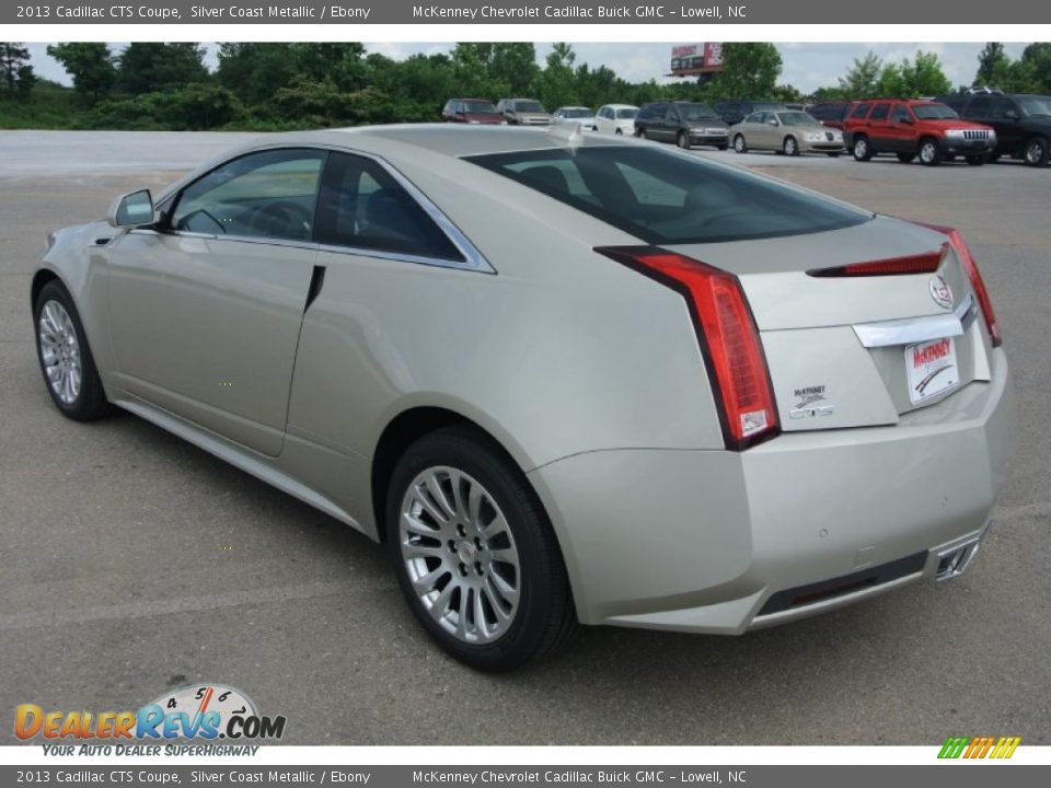 2013 Cadillac CTS Coupe Silver Coast Metallic / Ebony Photo #4