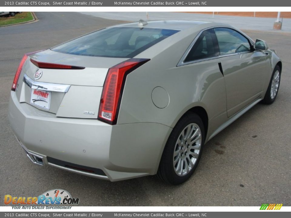 2013 Cadillac CTS Coupe Silver Coast Metallic / Ebony Photo #5