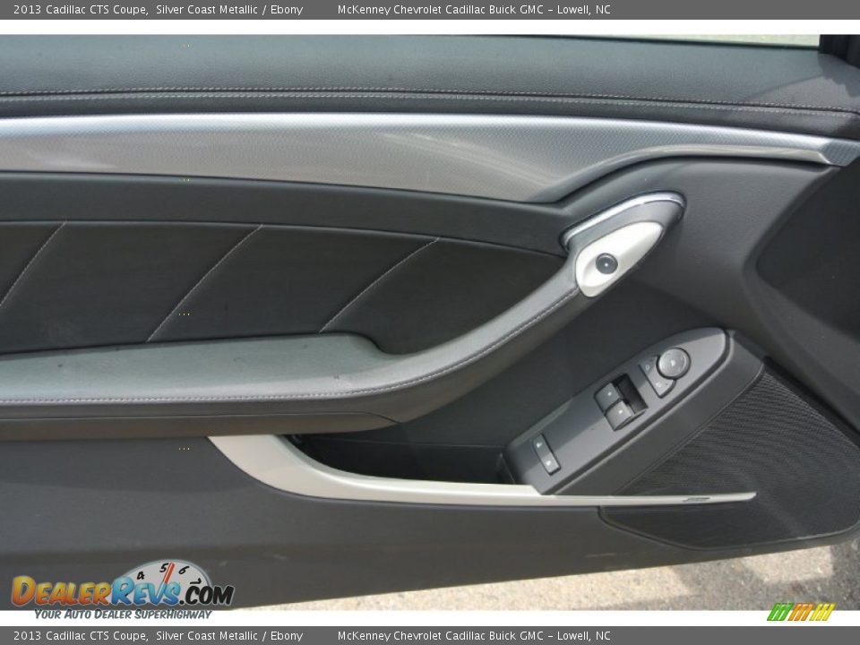 2013 Cadillac CTS Coupe Silver Coast Metallic / Ebony Photo #9