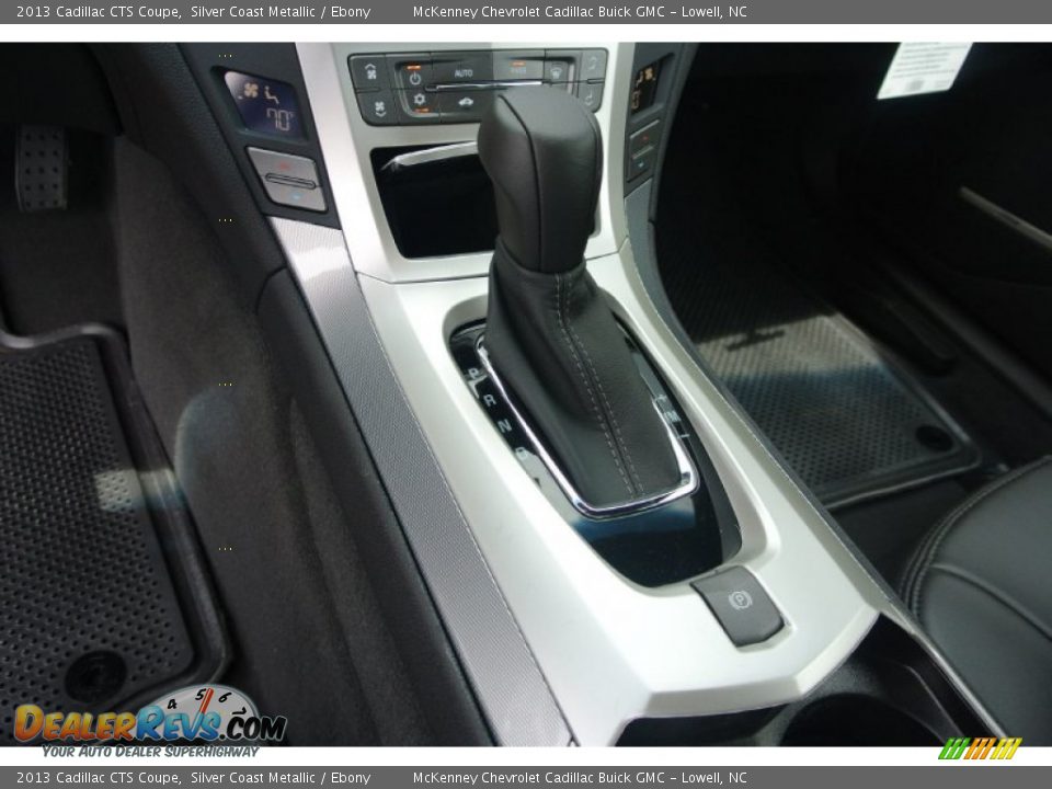 2013 Cadillac CTS Coupe Silver Coast Metallic / Ebony Photo #11