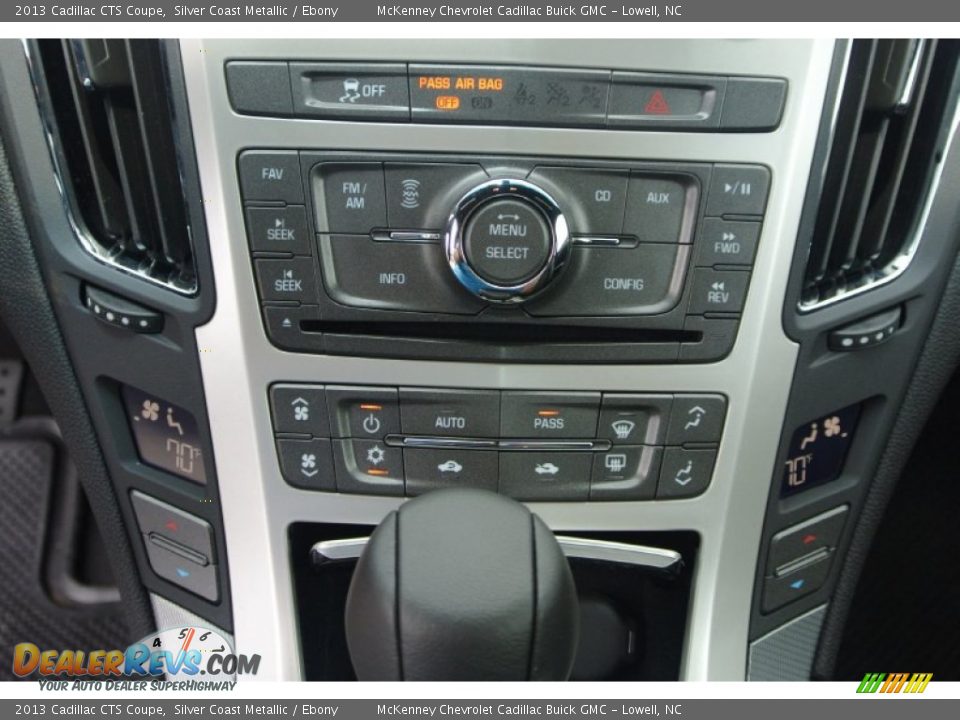 2013 Cadillac CTS Coupe Silver Coast Metallic / Ebony Photo #12