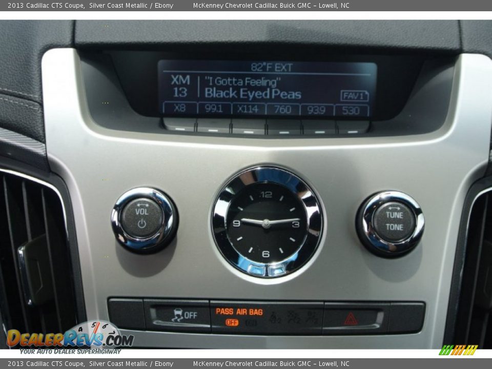 2013 Cadillac CTS Coupe Silver Coast Metallic / Ebony Photo #13