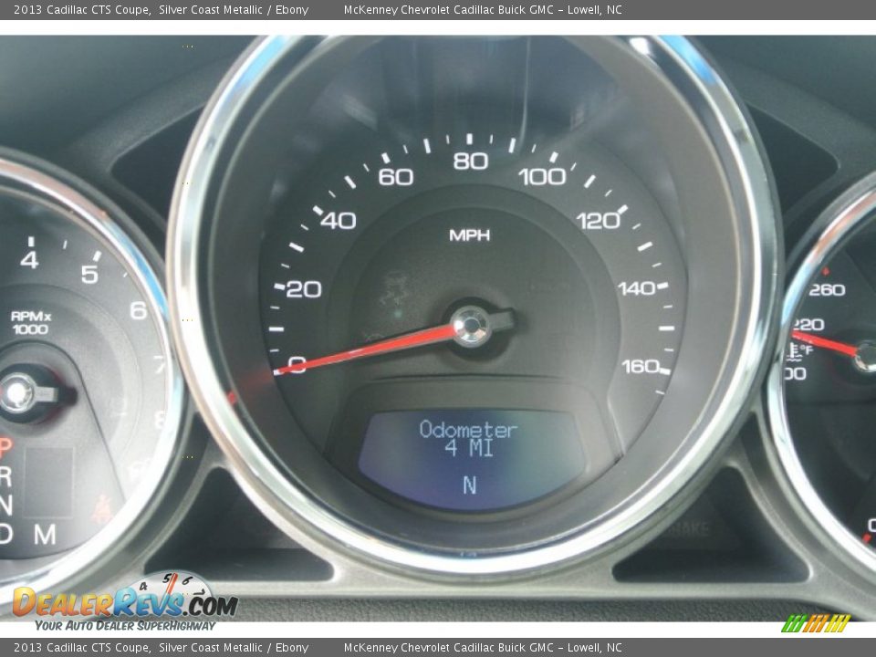 2013 Cadillac CTS Coupe Silver Coast Metallic / Ebony Photo #15