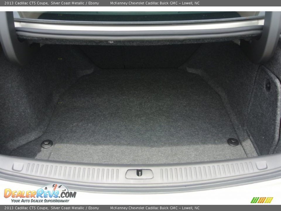 2013 Cadillac CTS Coupe Silver Coast Metallic / Ebony Photo #16