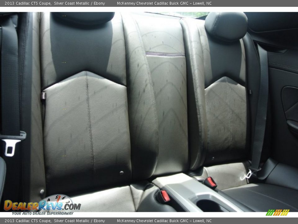 2013 Cadillac CTS Coupe Silver Coast Metallic / Ebony Photo #17