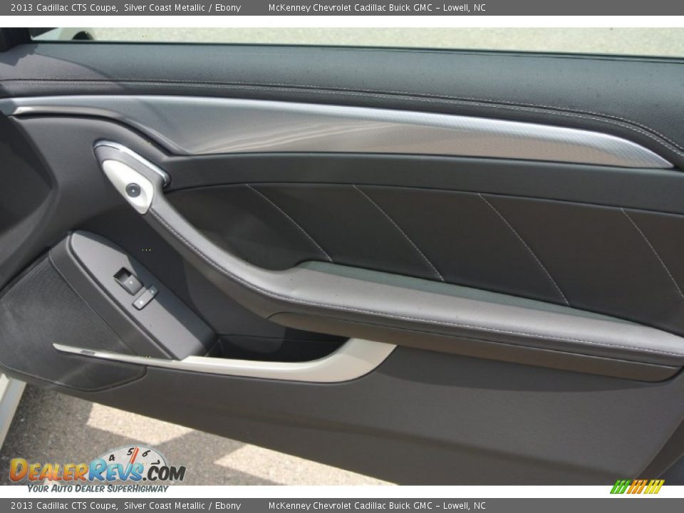 2013 Cadillac CTS Coupe Silver Coast Metallic / Ebony Photo #19