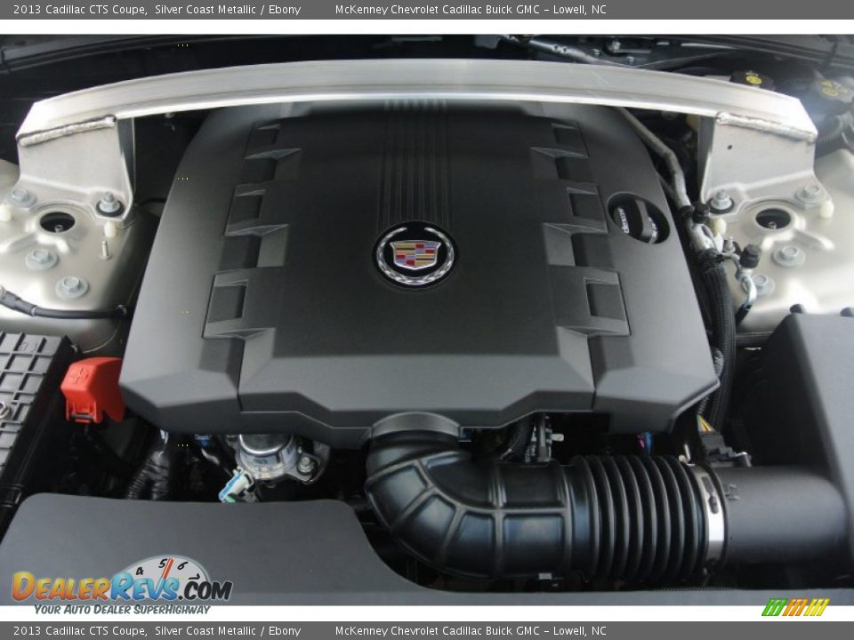 2013 Cadillac CTS Coupe Silver Coast Metallic / Ebony Photo #21