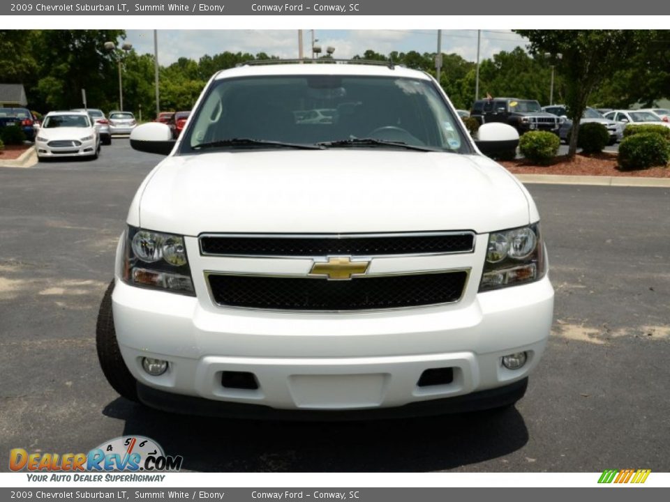 2009 Chevrolet Suburban LT Summit White / Ebony Photo #2