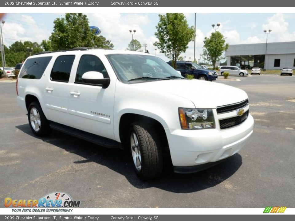 2009 Chevrolet Suburban LT Summit White / Ebony Photo #3