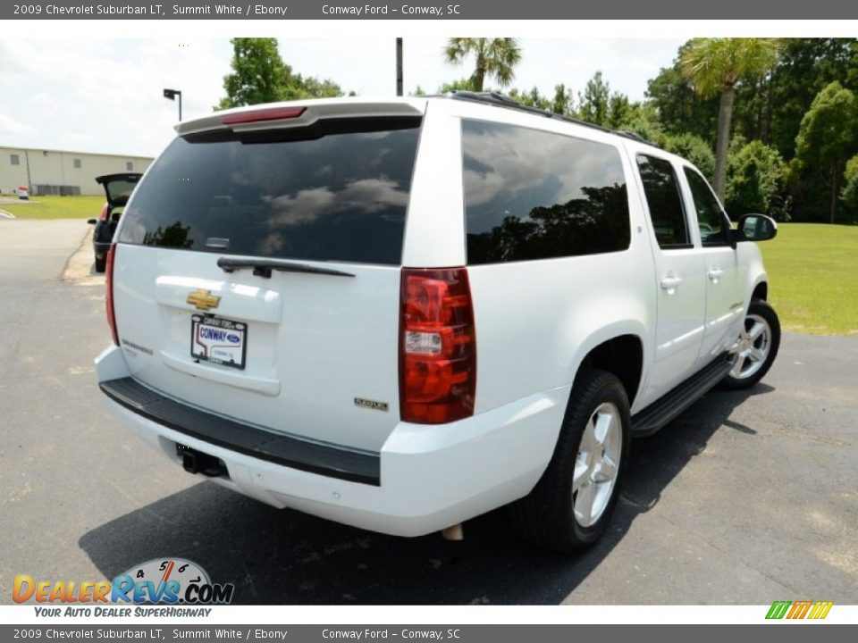 2009 Chevrolet Suburban LT Summit White / Ebony Photo #5