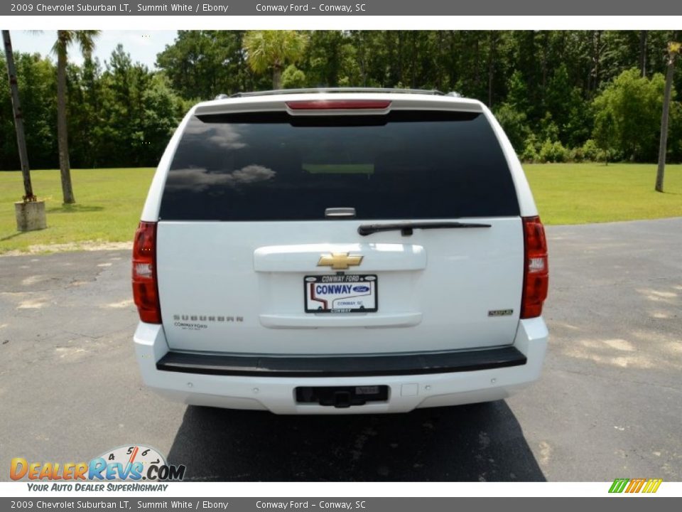 2009 Chevrolet Suburban LT Summit White / Ebony Photo #6
