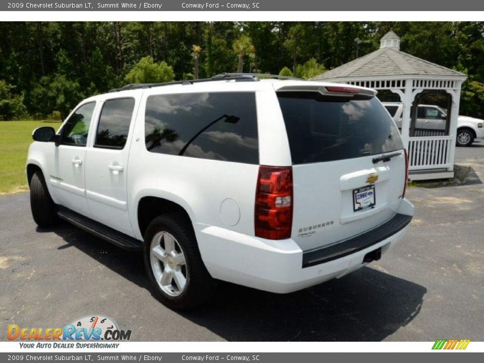 2009 Chevrolet Suburban LT Summit White / Ebony Photo #8