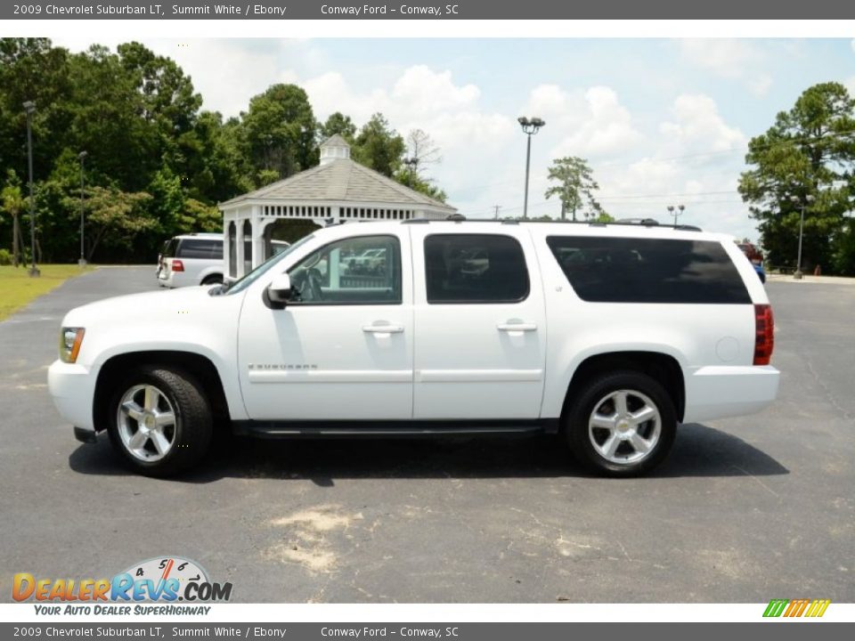 Summit White 2009 Chevrolet Suburban LT Photo #9