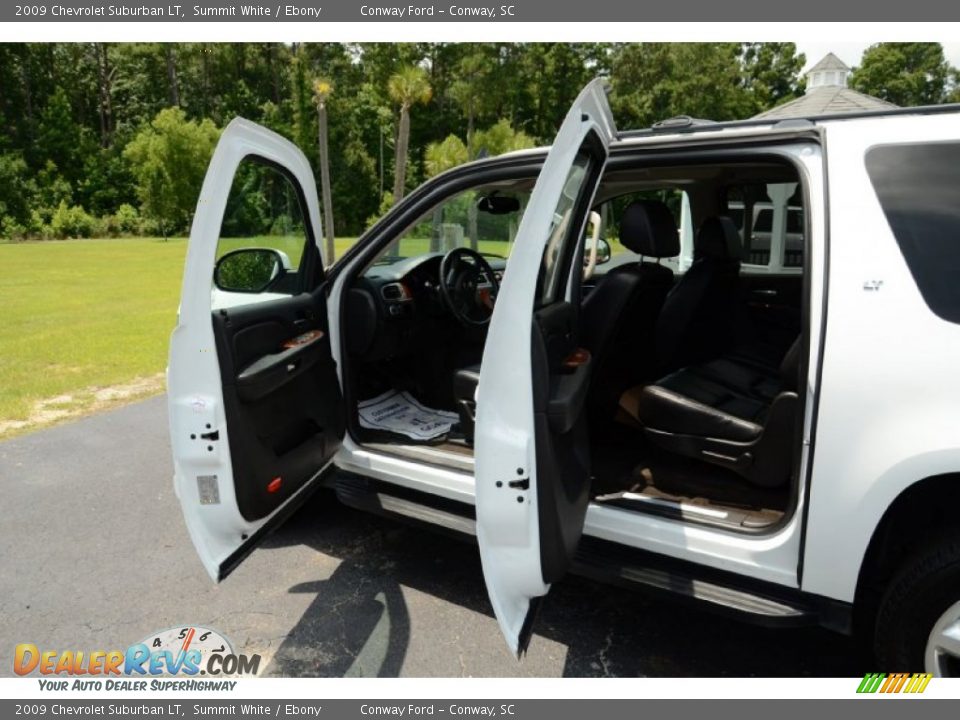 2009 Chevrolet Suburban LT Summit White / Ebony Photo #13
