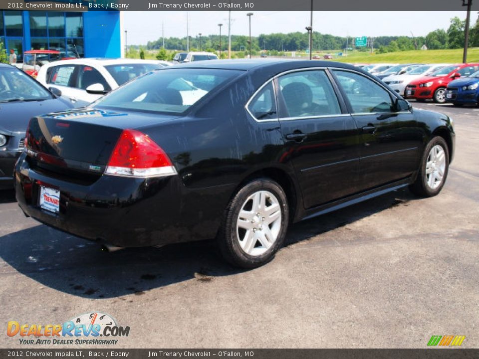2012 Chevrolet Impala LT Black / Ebony Photo #3