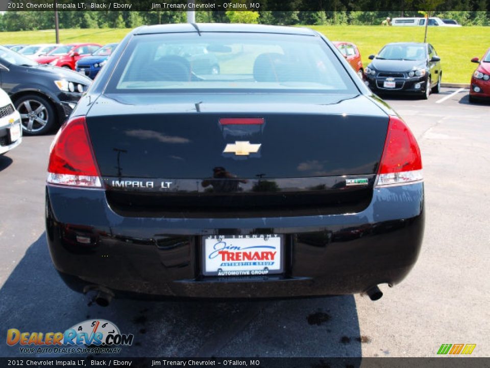 2012 Chevrolet Impala LT Black / Ebony Photo #6