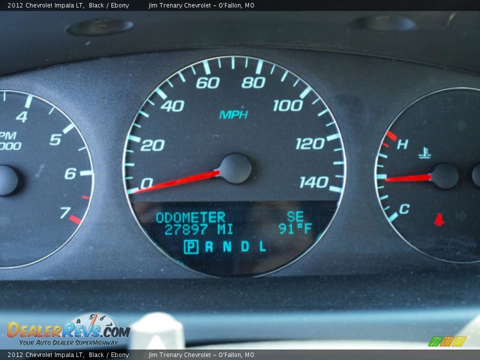 2012 Chevrolet Impala LT Black / Ebony Photo #14