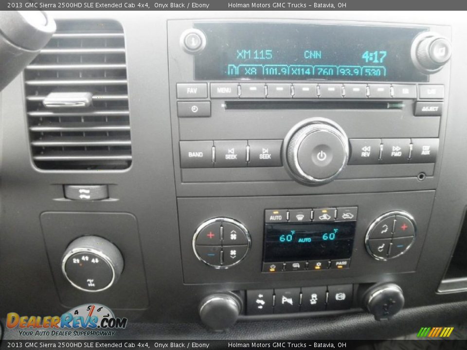 2013 GMC Sierra 2500HD SLE Extended Cab 4x4 Onyx Black / Ebony Photo #7