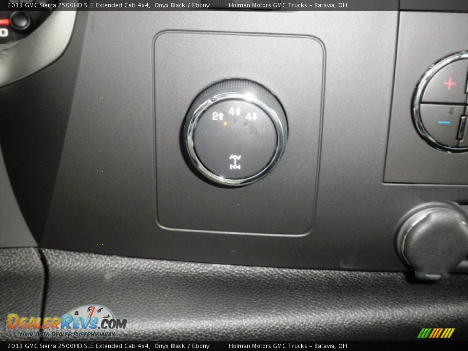 2013 GMC Sierra 2500HD SLE Extended Cab 4x4 Onyx Black / Ebony Photo #8