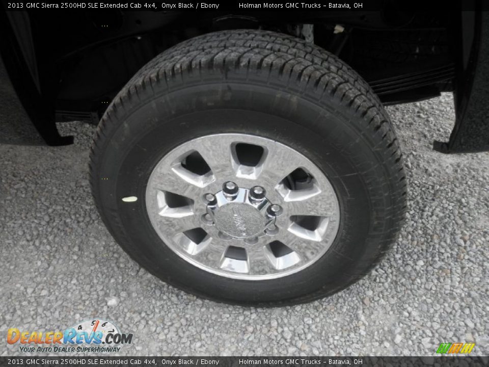 2013 GMC Sierra 2500HD SLE Extended Cab 4x4 Onyx Black / Ebony Photo #19