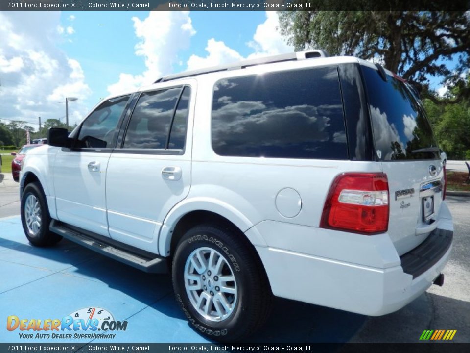 2011 Ford Expedition XLT Oxford White / Camel Photo #3