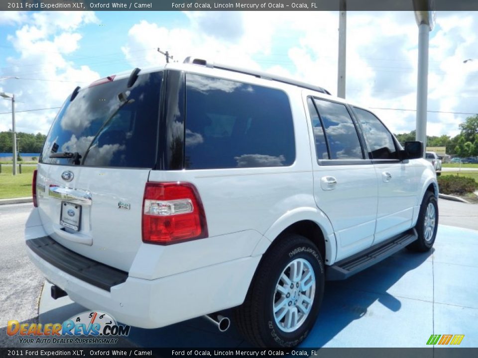 2011 Ford Expedition XLT Oxford White / Camel Photo #5