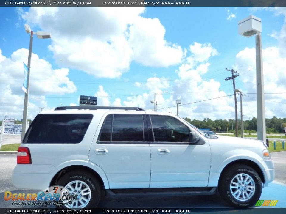 2011 Ford Expedition XLT Oxford White / Camel Photo #6
