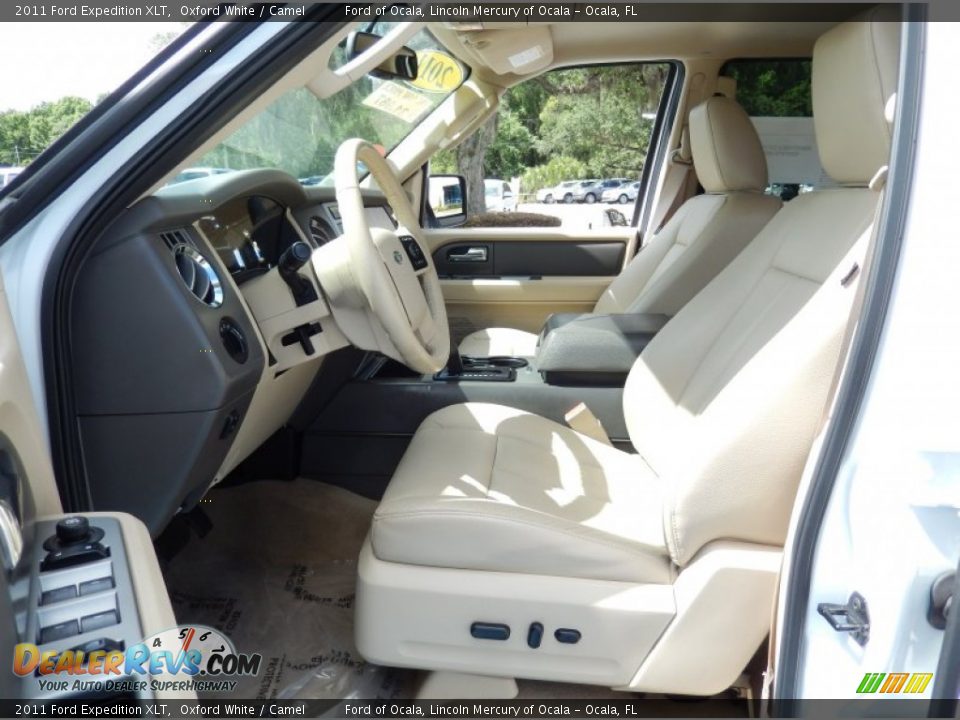 2011 Ford Expedition XLT Oxford White / Camel Photo #12