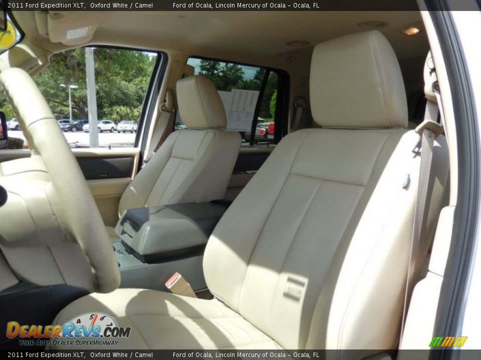 2011 Ford Expedition XLT Oxford White / Camel Photo #13