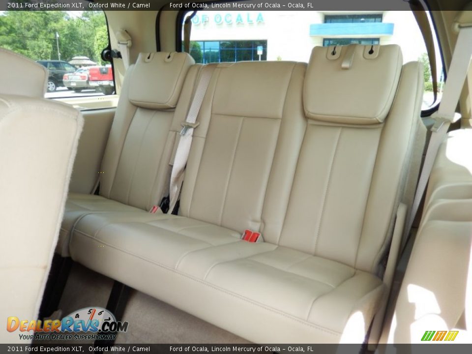 2011 Ford Expedition XLT Oxford White / Camel Photo #17
