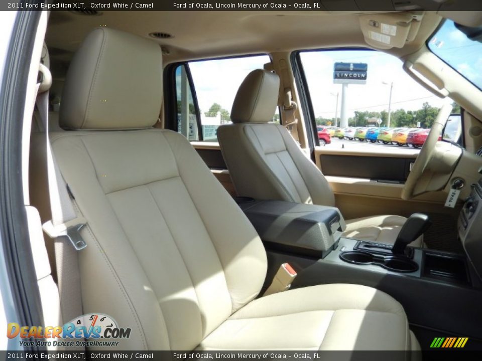 2011 Ford Expedition XLT Oxford White / Camel Photo #19